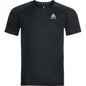 ODLO - ESSENTIAL CHILL TEC - Hardloop T-shirt - Zwart - Polyester