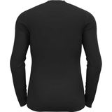 Odlo - Bl Top Crew Neck L/S Fundamentals Active - Ondershirt - Zwart - Gerecycled Polyester