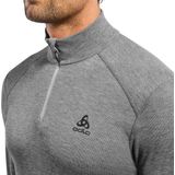 ODLO BL TOP Turtle neck half zip ACTIVE W Mannen Thermoshirt Grijs