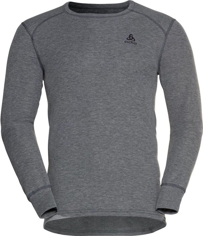 ODLO - BL TOP Crew neck l s ACTIVE WARM - Heren- Thermoshirt - Grijs