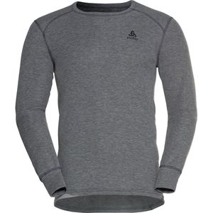 ODLO - BL TOP Crew neck l/s ACTIVE WARM - Heren- Thermoshirt - Grijs - M