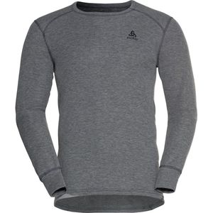 ODLO - BL TOP Crew neck l/s ACTIVE WARM - Heren- Thermoshirt - Grijs - L