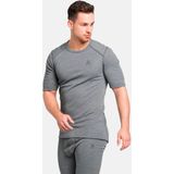 Ondershirt Odlo Men BL Top Crew Neck S/S Active Warm Eco Odlo Steel Grey Melange