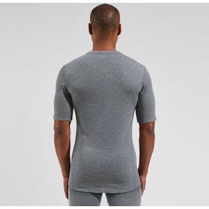 Ondershirt Odlo Men BL Top Crew Neck S/S Active Warm Eco Odlo Steel Grey Melange