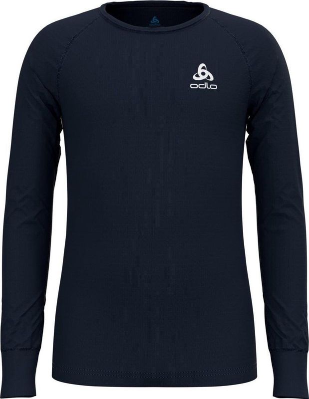 Odlo - BL Top Crew Neck LS Active Warm Eco Kid - Ondershirt - Dark Sapphire