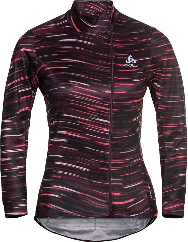 Odlo - Zeroweight Ceramiwarm - Fietsshirt - Winetasting - Polyester/Polyamide
