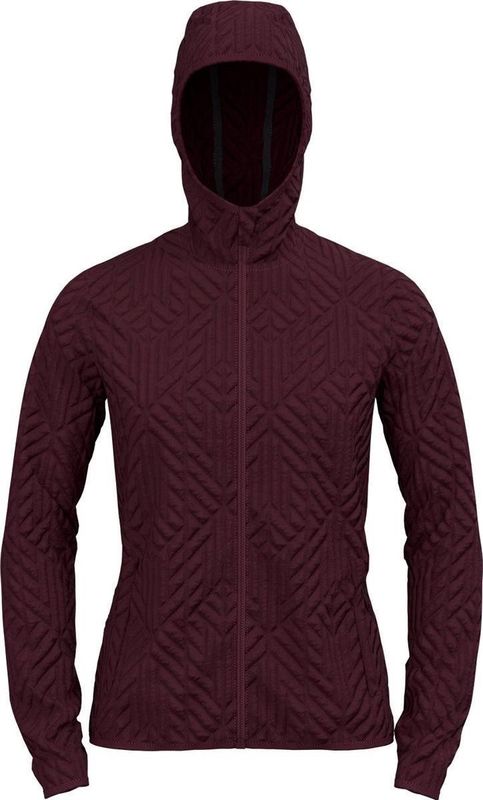 Odlo - Corviglia Kinshi - Fleece - Rood - Met Volledige Rits