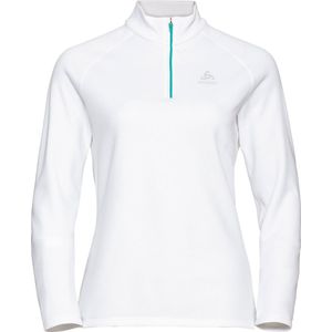 Odlo Dames Midlayer 1/2 zip BESSO sweatshirt, wit, M
