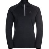 Odlo Besso Fleece Met Halve Rits Zwart Vrouw