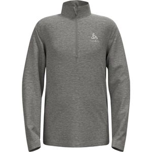 Odlo Unisex Midlayer 1/2 Zip Berra Kids Sweatshirt, Grey Melange, 116