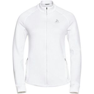 Longsleeve Odlo Women Mid Layer Full Zip Berra White