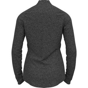Longsleeve Odlo Women Mid Layer 1/2 Zip Tencia Dark Grey Melange