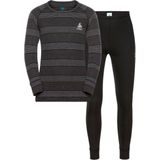 Odlo - Long Active Warm Eco Set - Baselayerset - Black Grey Melange - 100% Gerecycled Polyester