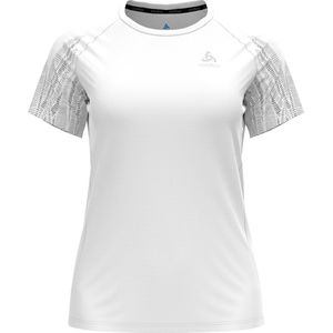 Odlo T-Shirt S S Crew Neck Essential Print Graphic WIT