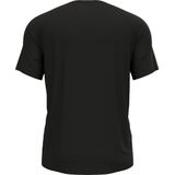 Odlo - Essentials Print Jersey - Hardloopshirt - Zwart - Korte Mouwen