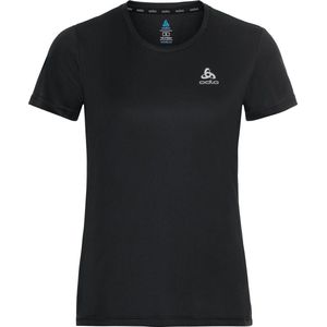 Odlo - Essential Flyer - T-shirt - Korte Mouwen - Zwart - 100% Katoen