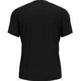 Odlo - Essential Flyer - T-shirt - Korte Mouwen - Zwart - 100% Katoen