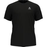 Odlo - Essential Flyer - T-shirt - Korte Mouwen - Zwart - 100% Katoen