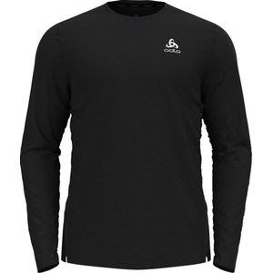 Odlo - Crew Neck - T-Shirt - Korte Mouwen - Zwart - Katoen