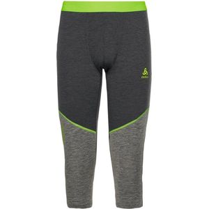 Ondergoed Odlo Men Bottom 3/4 Revelstoke Performance Wool Odlo Graphite Grey Melange Lounge Lizard