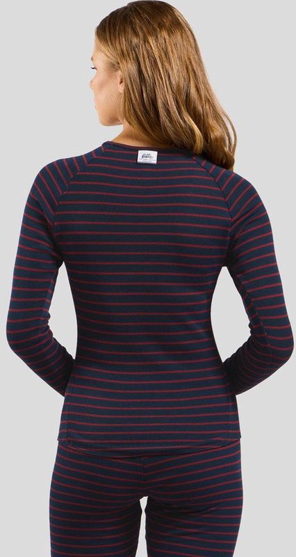 Odlo - Actief Warm Originals Stripes - Thermo-ondergoed - Lange Mouwen - Dames