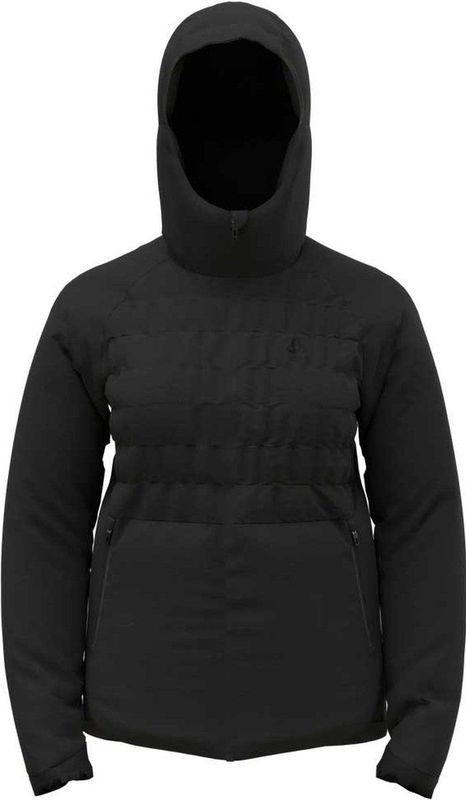 Odlo - Ascent S-Thermic - Hooded Jas - Zwart - Mid-Isolatiejack