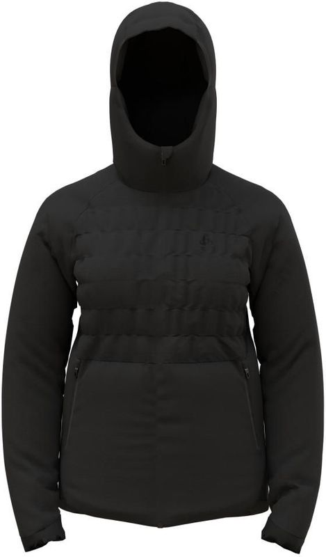 Odlo - Ascent S-Thermic - Hooded Jas - Zwart - Mid-Isolatiejack