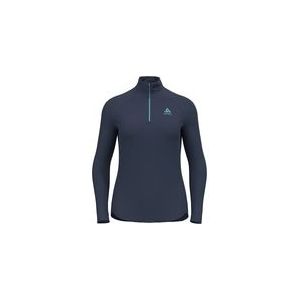 Longsleeve Odlo Women Mid Layer 1/2 Zip Berra Dark Sapphire-XS