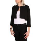 Guess - Damesblazer - Zwart - 100% Polyester - Sluiting Voor