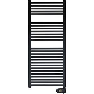 Zehnder - Aura E - Handdoekradiator - Zwart Mat - Staal