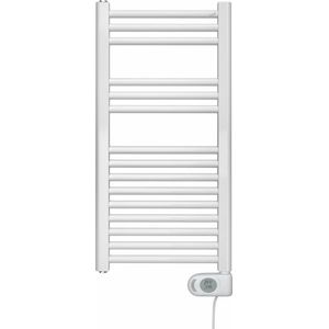 Zehnder Aura elektrische handdoekradiator 1000watt 230 volt  Hz Staal Wit glans