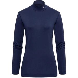 KJUS - Base Layer Turtleneck - Ondershirt - Atlanta Blue - 92% Polyester / 8% Elastaan