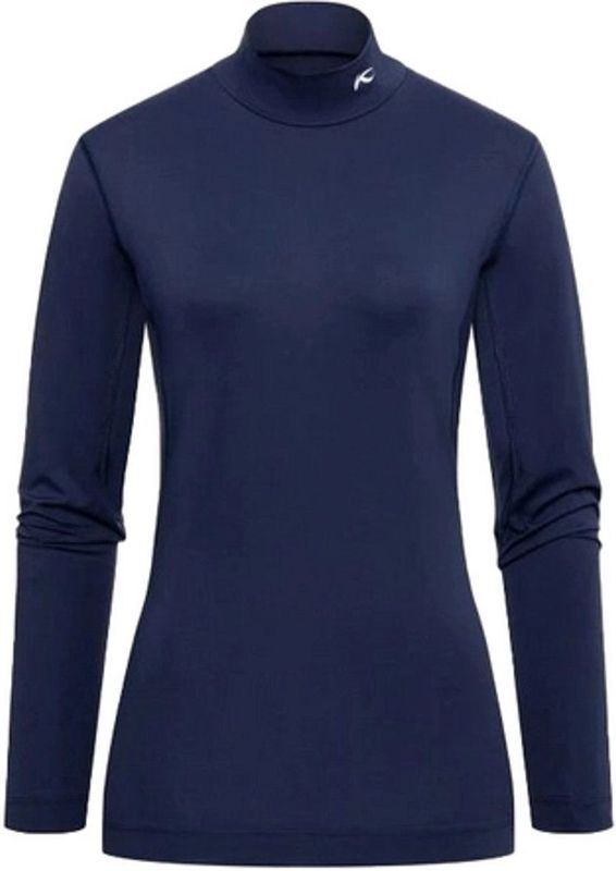 KJUS - Base Layer Turtleneck - Ondershirt - Atlanta Blue - 92% Polyester / 8% Elastaan