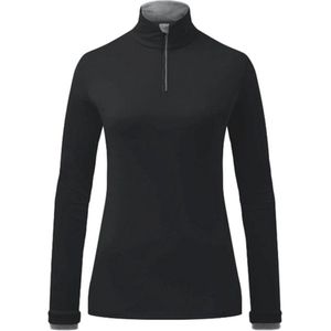 KJUS Skipully Women Feel Half Zip - Black Dark Dusk