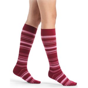 Sigvaris - Microfiber Shades - Steunkousen - Gestreept - Roze