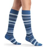 Sigvaris - Microfiber Shades - Steunkousen - Blauw - Gestreept