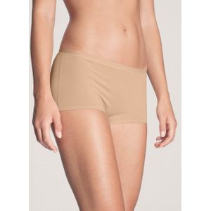 CALIDA Hipster Beige - Nauwsluitend Heupmodel met Katoenen Kruisje