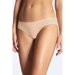 CALIDA Natural Comfort Slip, Low Cut voor dames, natuurlijke glans en gladde grip, Rose teint, 36-38