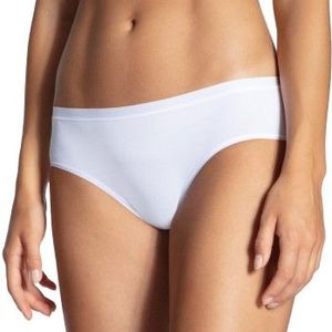CALIDA Slip - Wit - Single-Jersey - Hoge Beenlijn - Normale Taillehoogte
