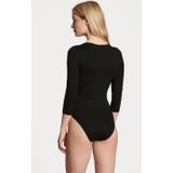Supima - Bodysuit - Katoen - Zwart - Oeko-Tex Gecertificeerd