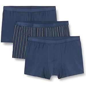 Calida Heren Natural Benefit boxershorts, Indian Blue, 46-48, Indiaas Blauw, 46-48