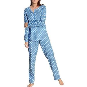 CALIDA Sweet Dreams Pijama Set voor dames, allure blue, XXS, Allure Blue