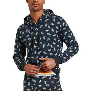 CALIDA Heren is Love Trui, Blue Night, Standaard, Blue Night, 50