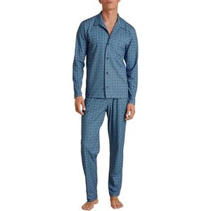 CALIDA Relax Streamline pijamaset voor heren, Blauwe badge