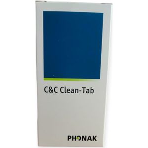 Phonak - C&C Clean-tabs - Reinigingstabletten - 24 Stuks - Voor Oorstukjes