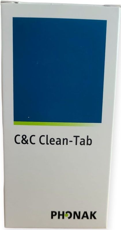 Phonak - C&C Clean-tabs - Reinigingstabletten - 24 Stuks - Voor Oorstukjes