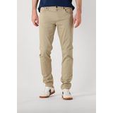 7 FOR ALL MANKIND - SLIMMY STRETCH SATEEN - Lange Broek - Beige - Stretchstof