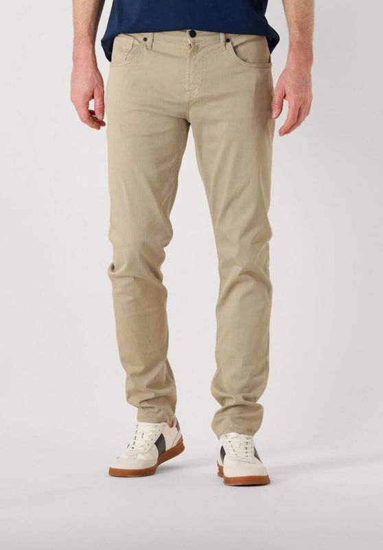7 FOR ALL MANKIND - SLIMMY STRETCH SATEEN - Lange Broek - Beige - Stretchstof