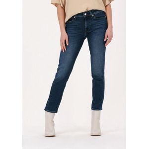 7 For All Mankind Dames Jeans, Donker zwart