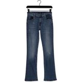 7 For All Mankind - Skinny Slim Illusion Alleyway Raw Cut Jeans - Donkerblauw - Katoen